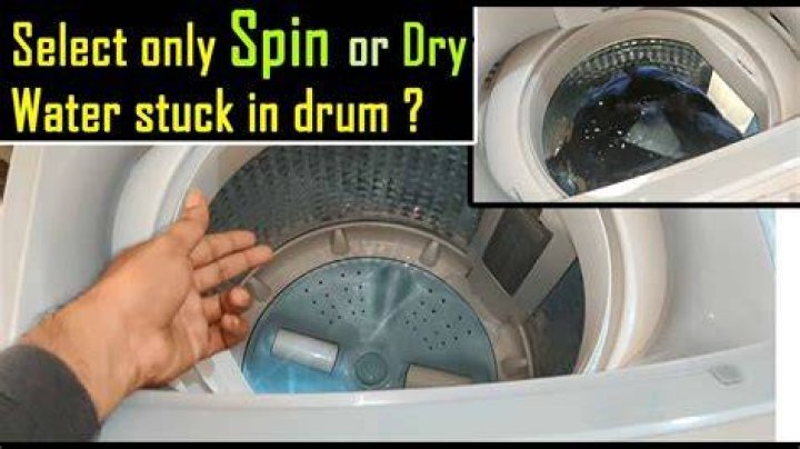 What do you do when your washing machine doesn't spin?