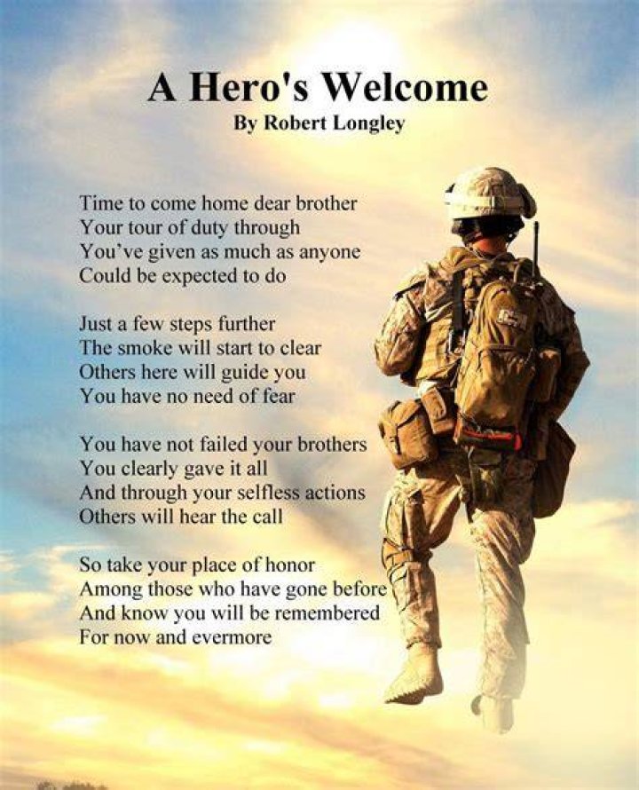 What is the message of the poem The Soldier?
