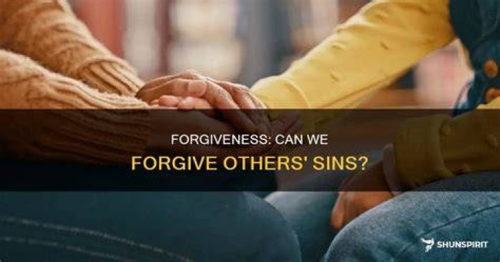 Who can forgive sins? | ContextResponse.com